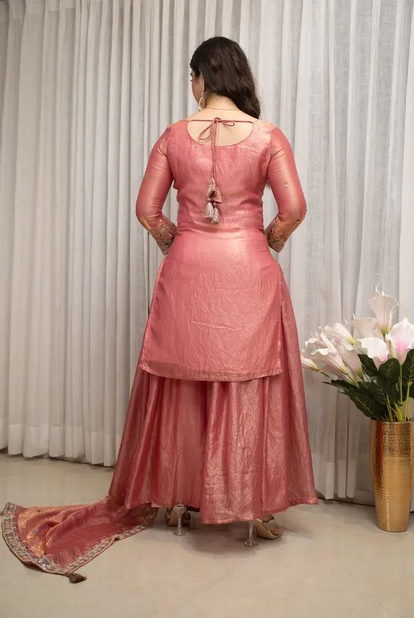 Sheesh_Rose_Gold_Crush_Silk_Embroidered_Kurta_Palazzo_Set_with_Dupatta