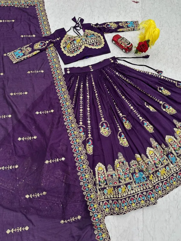 Sheesh_Royal_Purple_Embroidered_Vichitra_Lehenga_Choli_Set_with_Dupatta