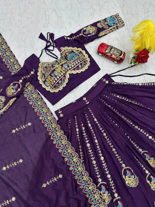 Sheesh_Royal_Purple_Embroidered_Vichitra_Lehenga_Choli_Set_with_Dupatta