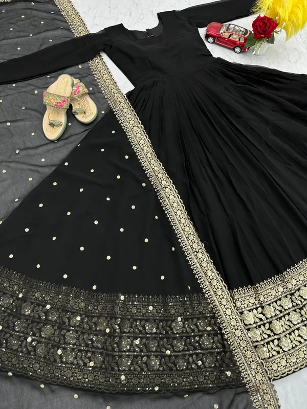 PRESENTING_NEW_#SABYA-SACHI_INSPIRED_SEQUINS_&_ZARI_EMBROIDERY_WORK_ANARKALI_GOWN_WITH_PANT_AND_ELEGANT_DUPATTA_SET
