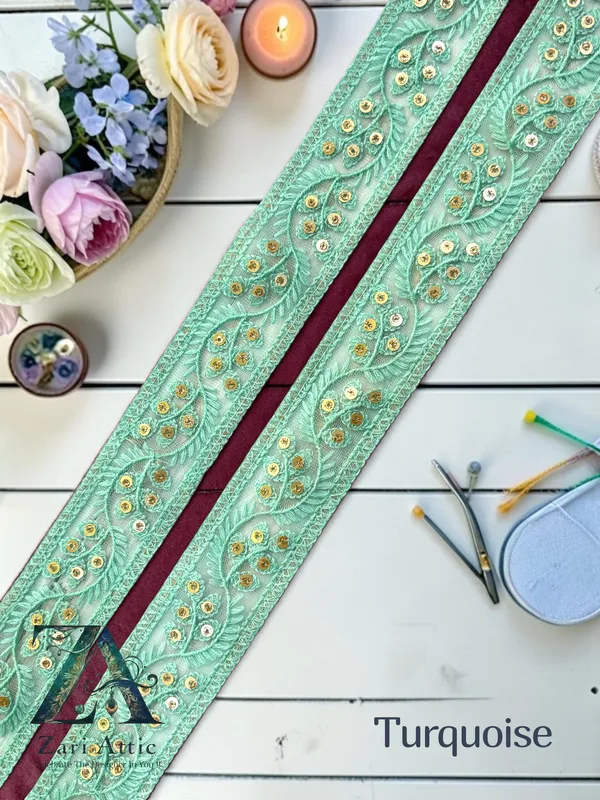 Single_Colour_Net_Fabric_Embroidered_Lace