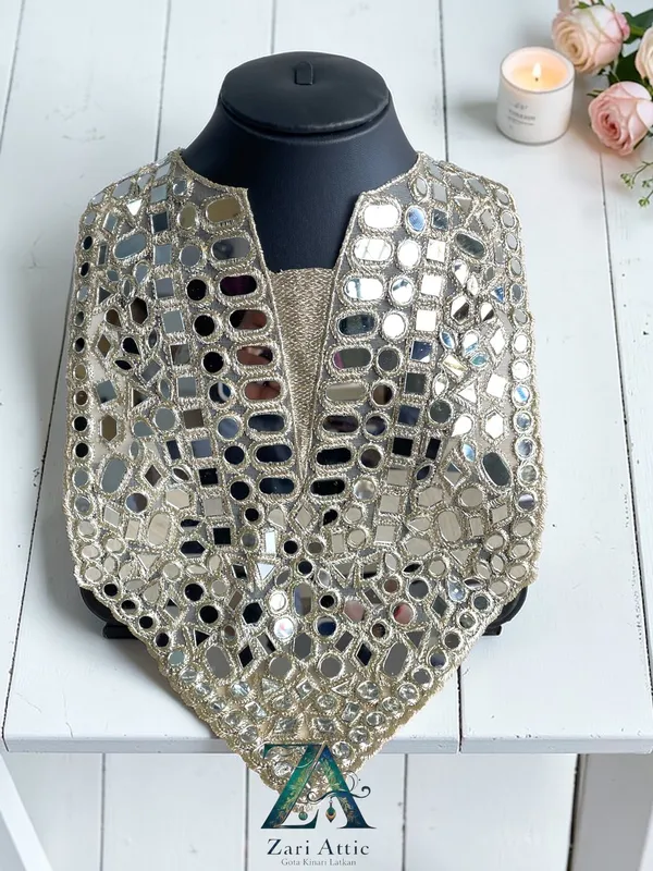 Greenish_gold_Mirror_Neckline_Patches-Black