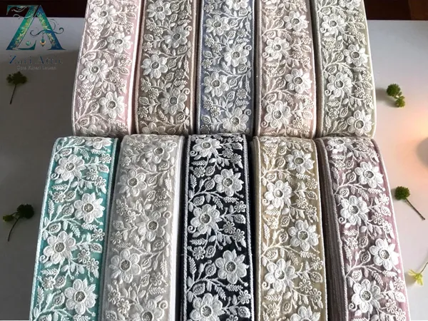 Sea_Green_Premium_Elegant_Design_Embroidered_Fabric_Lace_(2.5_Inch)