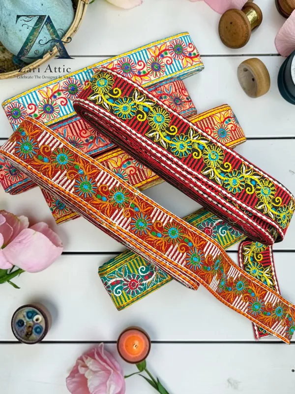 Embroidered_Dupion_Fabric_LAce