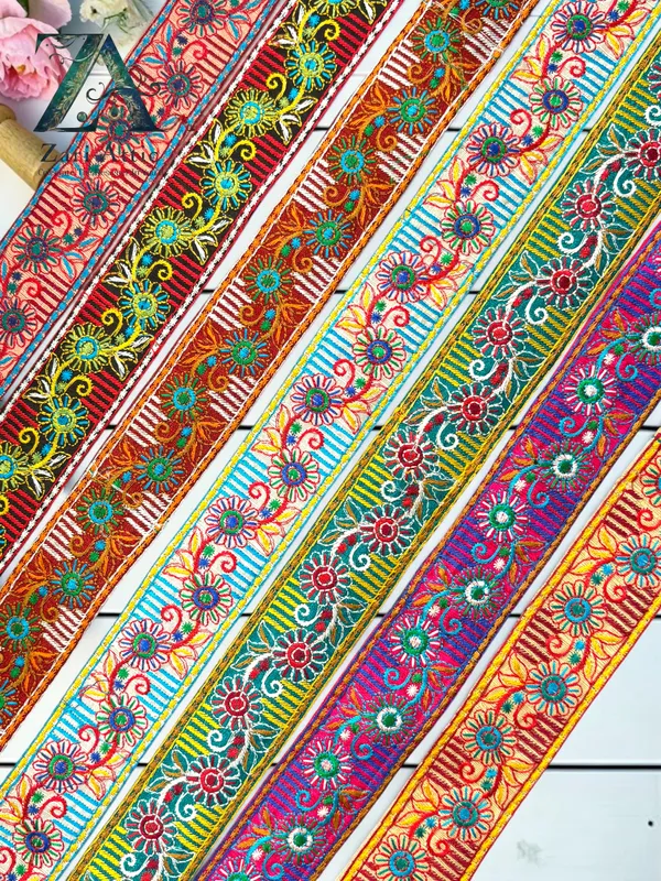 Embroidered_Dupion_Fabric_LAce