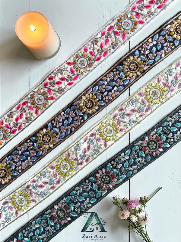 Embroidered_Fabric(Dupion)_Lace-1.8_Inch