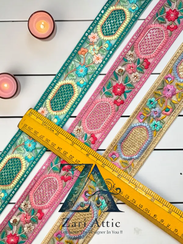 Embroidered_Floral_Net_Fabric_Lace-Trim-Saree_Border(17276)_-_2_Inch