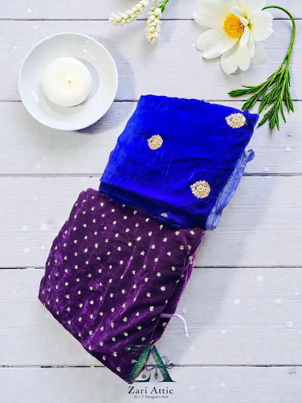 Embroidered_Velvet_Fabric-Blue-1_Meter