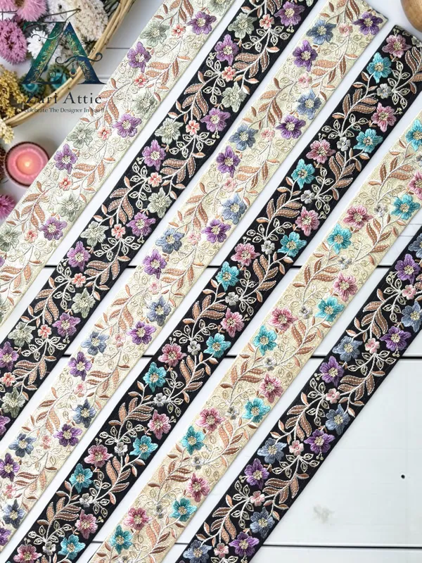 Flower_Embroidered_Dupion_Lace_-_2.2_Inch