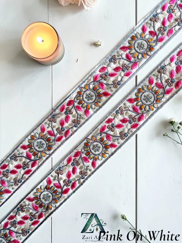 Embroidered_Fabric(Dupion)_Lace-1.8_Inch