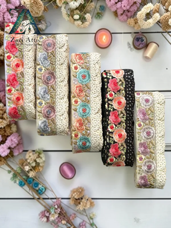Multi_Colour_Embroidered_Net_Fabric_Lace_-_Saree_Border_(16325)_-_2.5_Inch