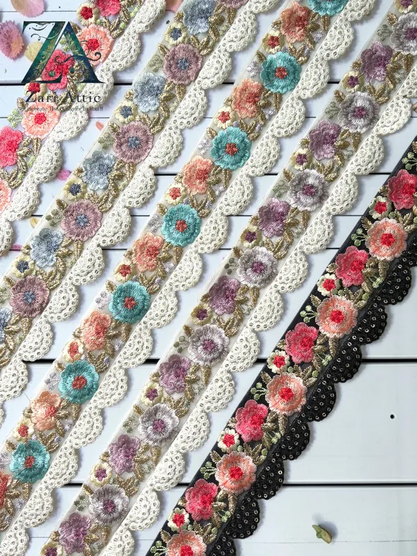 Multi_Colour_Embroidered_Net_Fabric_Lace_-_Saree_Border_(16325)_-_2.5_Inch