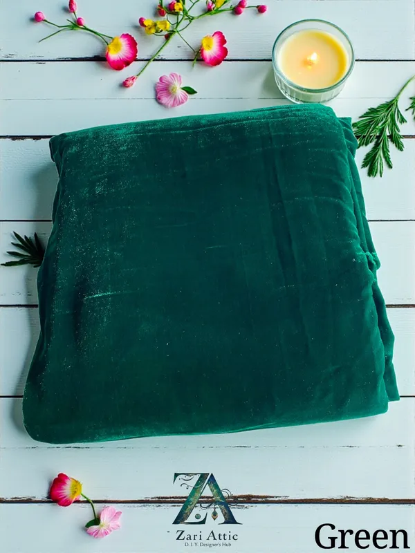 Velvet_Fabric-Green-1_Meter