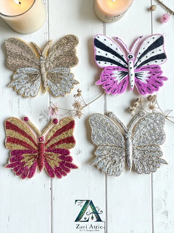 One_Of_A_Kind(OOAK)-Gold_Butterfly_Patch_for_DIY_Clothes-Crafts-Jackets