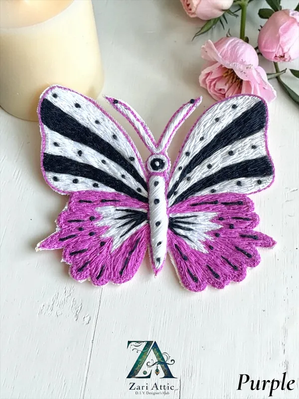 One_Of_A_Kind(OOAK)-Purple_Butterfly_Patch_for_DIY_Clothes-Crafts-Jackets