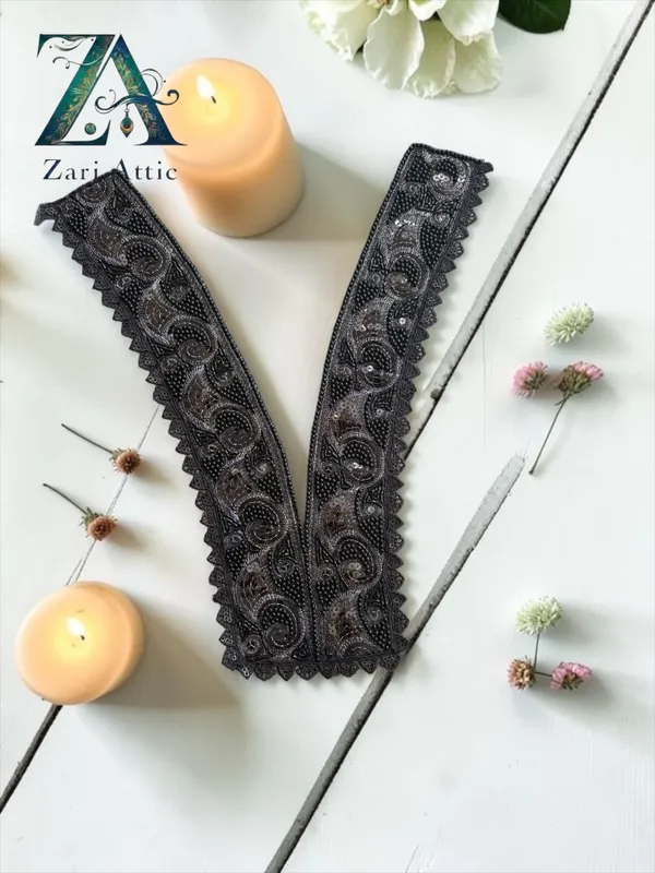 Premium_Black_Beaded_Neckline_Patch