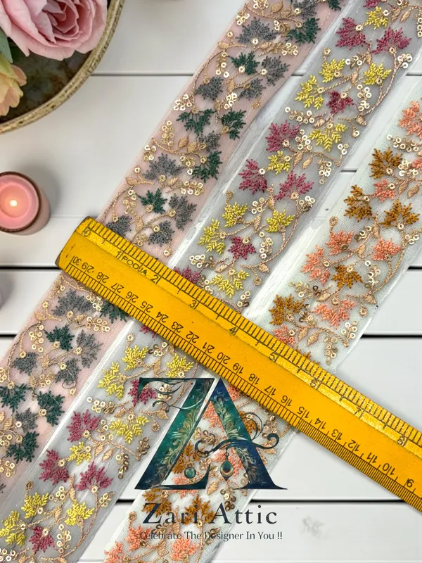 Premium_Floral_Embroidered_Net_Fabric_Trim-Lace_(16553)_-_2_Inch