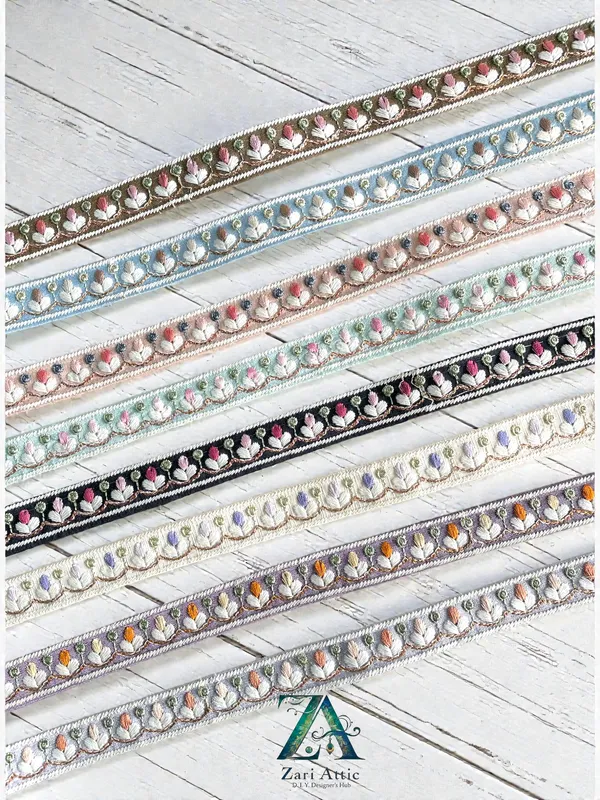 Premium_Narrow_Embroidered_Raw_Silk_Lace-_2_Cms