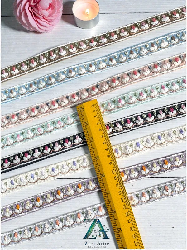 Premium_Narrow_Embroidered_Raw_Silk_Lace-_2_Cms