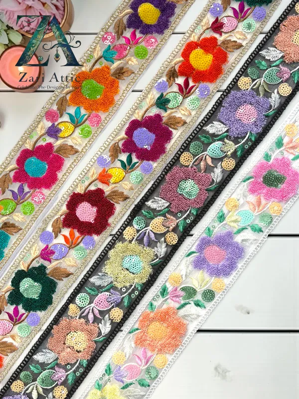 Premium_Organza_Fabric_Lace_With_Silk_Thread_and_sequence_Embroidery_(49100)_-_2.5_Inch
