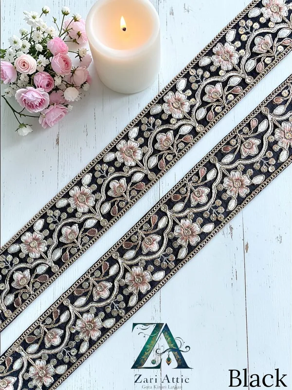 Premium_Zari_Enbroidered_Raw_Silk_Lace_-_2.1_Inch_-17494