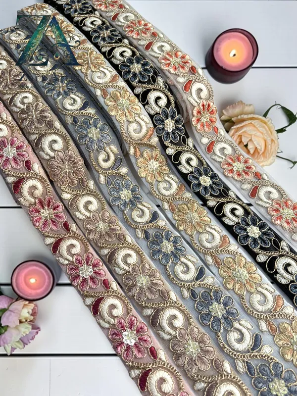 Floral_Zari_Embroidered_Net_Fabric_Sari_Border_(16717)-_1.5_Inch