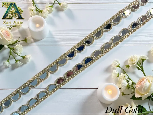 DULL_GOLD_Cutwork_Elegant_Mirror_Lace(1.5_Cms)