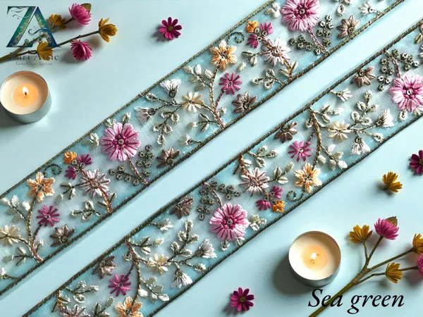 Sea_Green_Premium_Elegant_Design_Embroidered_Fabric_Lace_(1.8_Inch)_-_71282