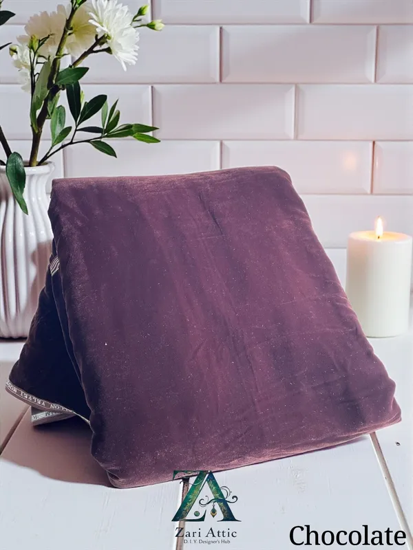 Velvet_Fabric-Chocolate-1_Meter