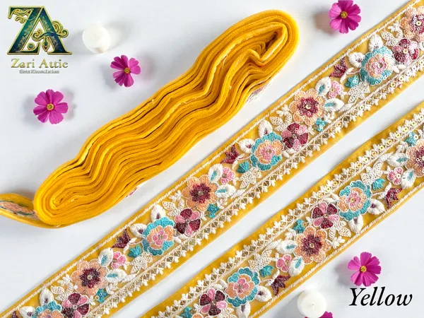 Yellow_Premium_Elegant_Design_Embroidered_Fabric_Lace_(2_Inch)