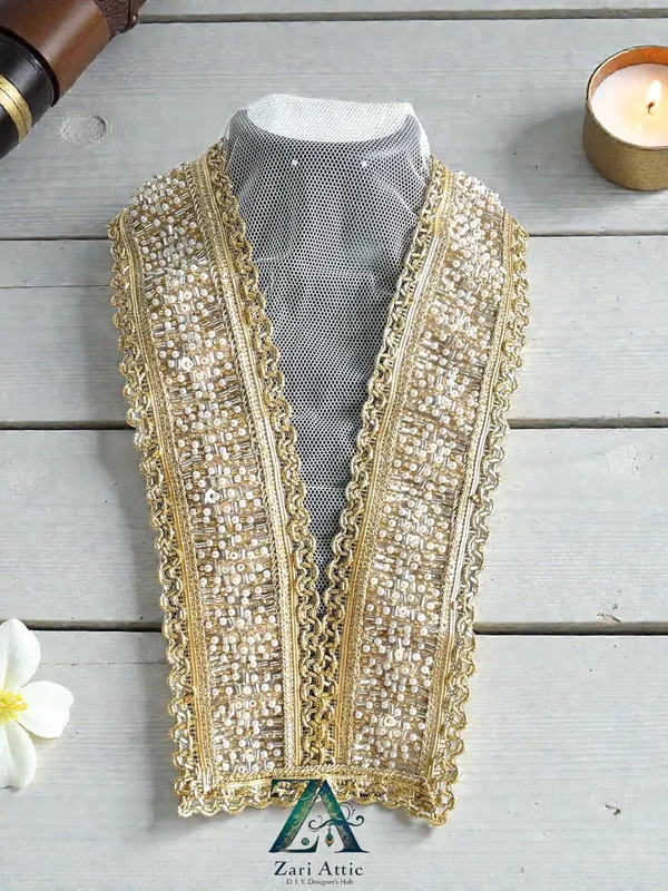 Cut-Dana_Embroidered_Neck_Line-Gold