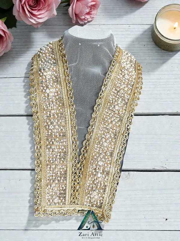 Cut-Dana_Embroidered_Neck_Line-Gold