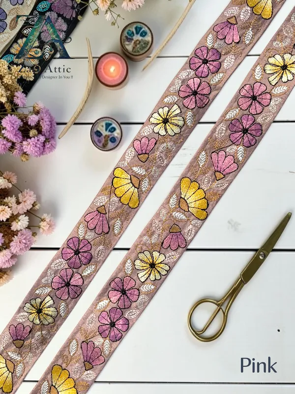 Flower_Design_Dupion_Embroidered_Lace_-_1.5_Inch