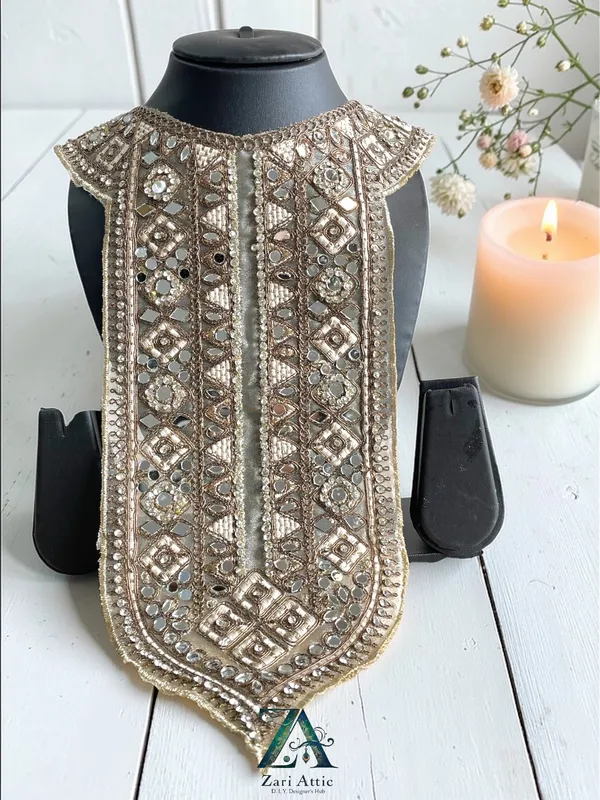 Zari_Embroidered_Neckline_with_Real_Mirror_and_Stones_-_933