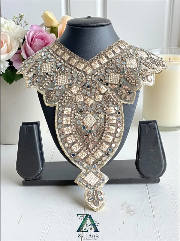 Zari_Embroidered_Neckline_with_Real_Mirror_and_Stones
