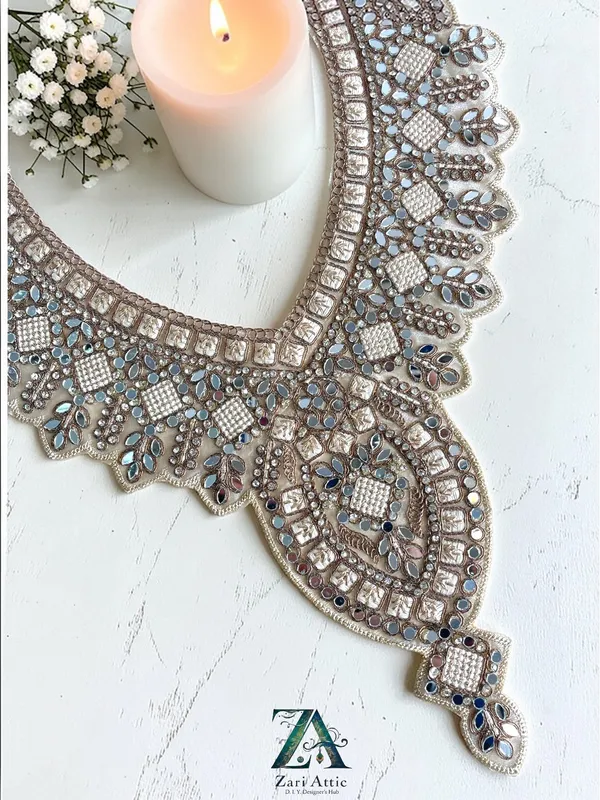 Zari_Embroidered_Neckline_with_Real_Mirror_and_Stones