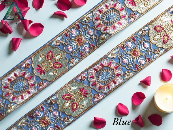 Blue_Premium_Elegant_Design_Embroidered_Fabric_Lace_(2.2_Inch)