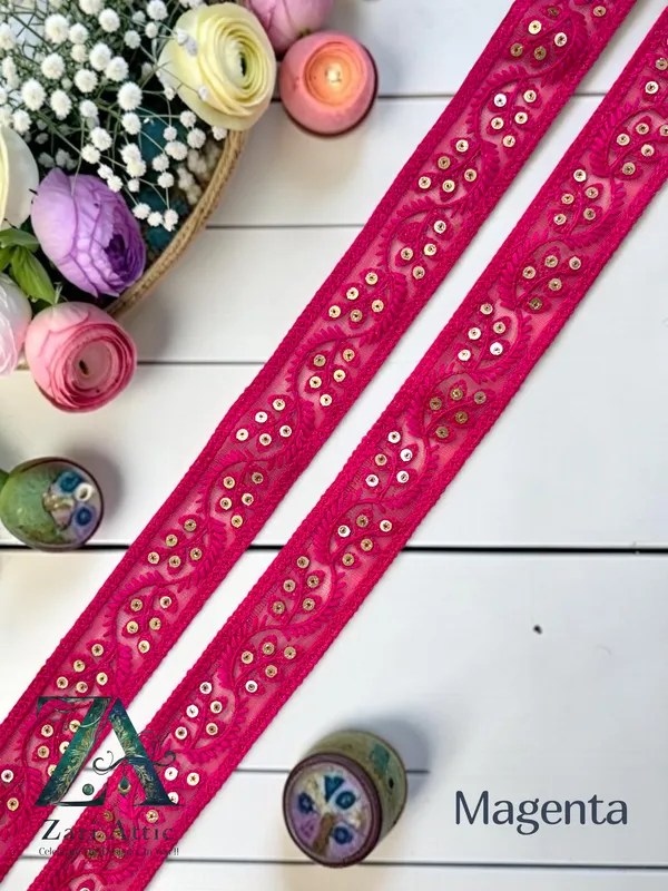 Single_Colour_Net_Fabric_Embroidered_Lace