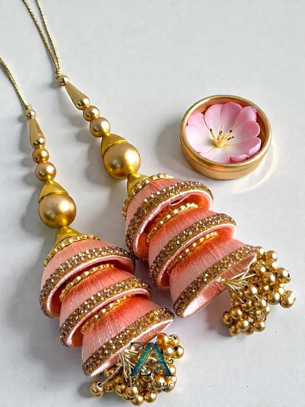 1_Pair_Trendy_Handmade_Latkan(Rose_Gold)