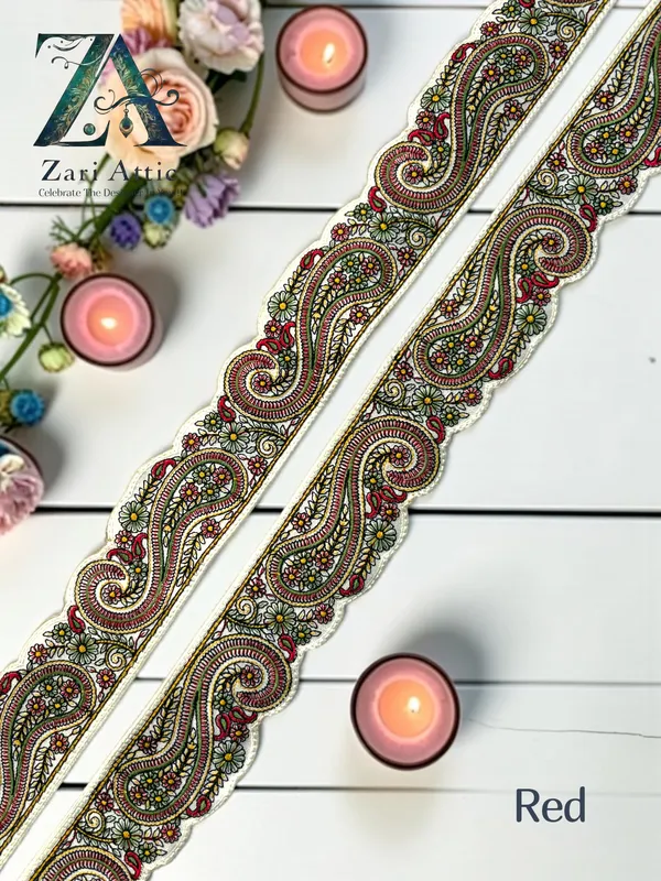 Premium_Raw_Silk_Paislay_Embroidered_Cutwork_Fabric_Lace_(49099)_-_2_Inch