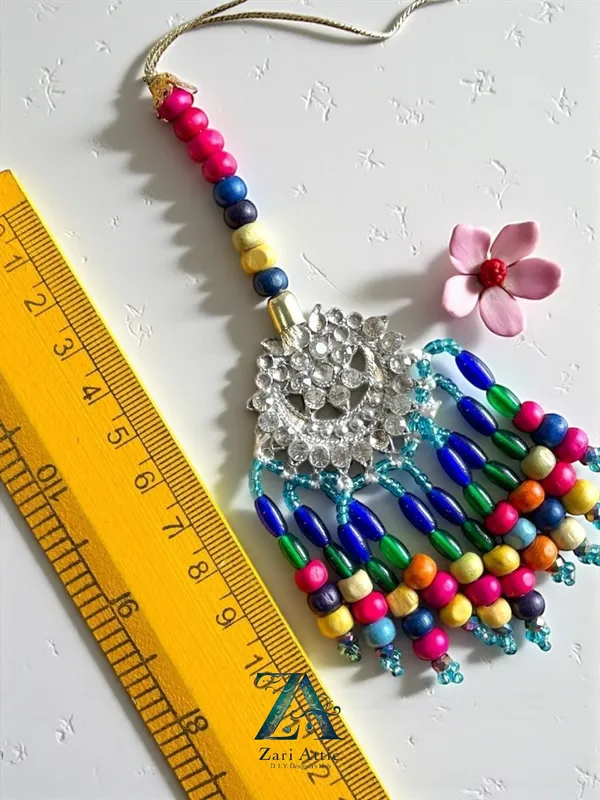 1_Pair_Trendy_Handmade_Latkan(Rainbow)