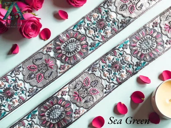 Sea_Green_Premium_Elegant_Design_Embroidered_Fabric_Lace_(2.2_Inch)