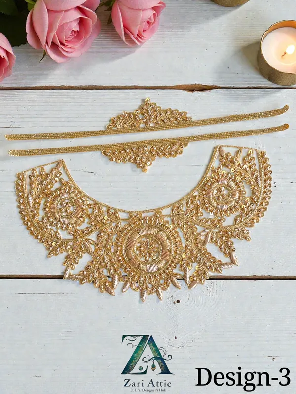Trendy_Hand_Embroidered_Ethenic_Neckline_Patch-Gold-Design_3