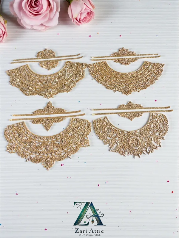 Trendy_Hand_Embroidered_Ethenic_Neckline_Patch-Gold-Design_3