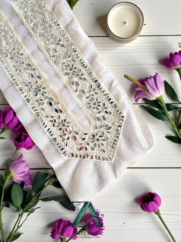 Trendy_Cotton_Mirror_Neckline_Patch-White