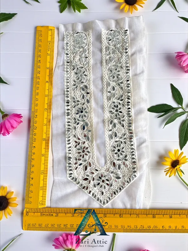 Trendy_Cotton_Mirror_Neckline_Patch-White