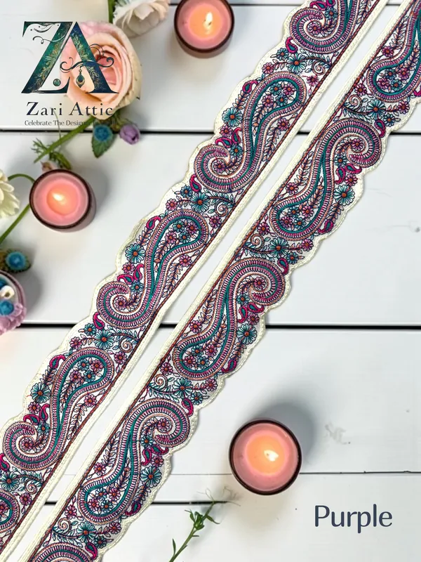 Premium_Raw_Silk_Paislay_Embroidered_Cutwork_Fabric_Lace_(49099)_-_2_Inch