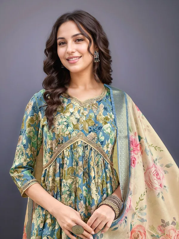 Women_Blue_Viscose_Rayon_Floral_Printed_Anarkali_Kurta_Set_&_Digital_Printed_Dupatta