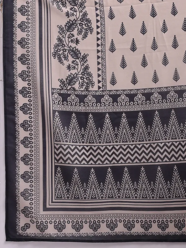 Black_Ethnic_Motifs_Printed_Cotton_Blend_Straight_Kurta_With_Printed_Cotton_Blend_Trouser_And_Printed_Dupatta_For_Women