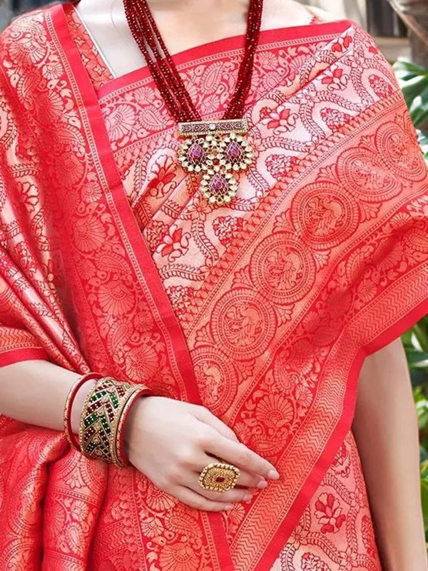 Pink_Woven_Dharmavaram_Art_Silk_Saree_For_Women
